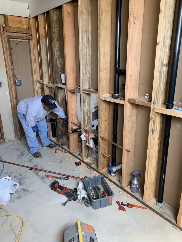Commercial rough-in plumbing for Water Heater Replacement in Cape Cod